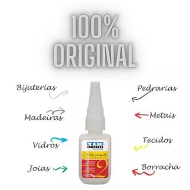 Imagem de Cola Tek Bond Artesanato 2 Media Viscosidade 20g