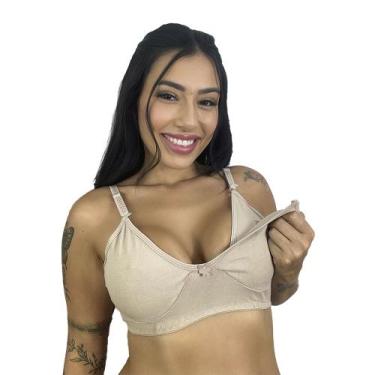 Imagem de Sutian Amamentação Pós Parto Cotton Feminino  100 - La Belle Celly, Be