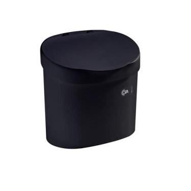 Imagem de Lixeira com Tampa para Pia Coza Preta 4L 109020008 - Brinox
