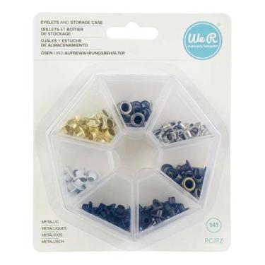 Imagem de Estojo de Ilhóses Eyelets Wer Memory 140 Pçs Metálicos - WE R MEMORY