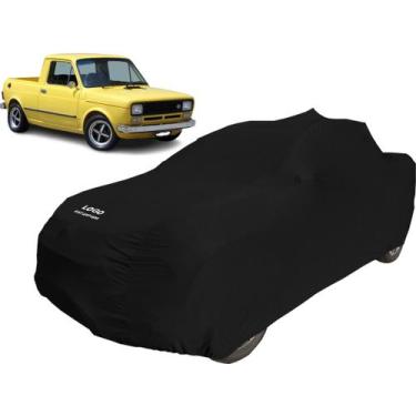 Imagem de Capa Carro Fiat Pick-Up Saboneteira Alta Durabilidade - Mz, Preta