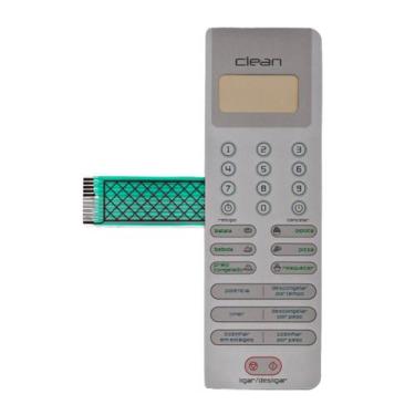 Imagem de Membrana teclado Para Microondas Brastemp Bms 18 Abhna Clean - TND