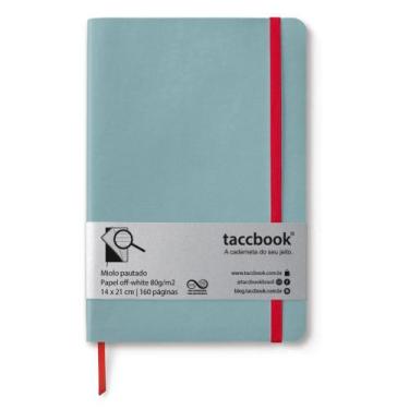 Imagem de Caderno Pautado taccbook Verde persa 14x21 Flex