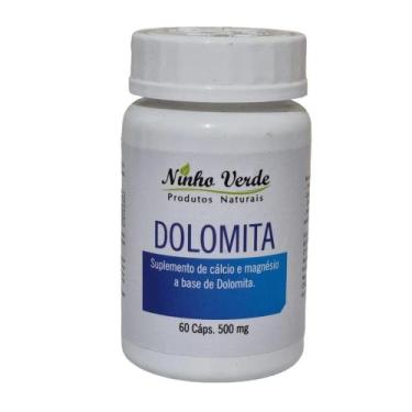 Imagem de Dolomita Ninho Verde C/ 60 cap. 500 mg. - Ninho Verde Produtos Naturai