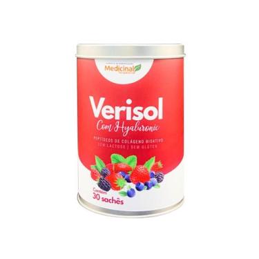 Imagem de Verisol com Hyaluronic 30 sachês Frutas Vermelhas Medicinal - MEDICINA
