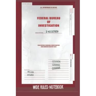 Imagem de Wide Ruled Notebook: Stress-relief Enchanting X Story Files Guide Folder Organizer Cover Flight Gift 110 Pages - 6 9 Inches Notebooks, Flexible Size