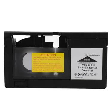 Imagem de Adaptador de Cassete para Filmadoras, Adaptador de Cassete VHSC para VHS, Adaptador de Cassete de Gravação de Vídeo para SVHSC SVHS CP6BKU CP6U PVP1 VCA115 Fitas de 1,2 Mm, Não