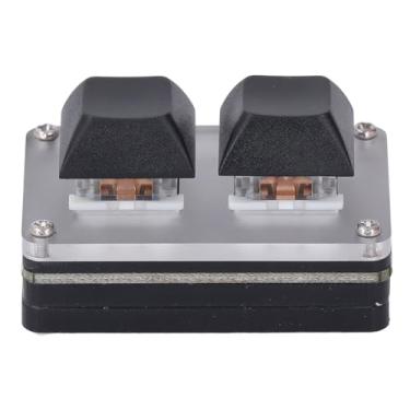 Imagem de Teclados de Jogo Hot Swap de 2 Teclas, Teclado Mecânico RGB Com Fio USB, 2 Teclas Programáveis ​​Teclados de PC para Jogos Com Uma Mão para Trabalho de Contabilidade ou Jogos de