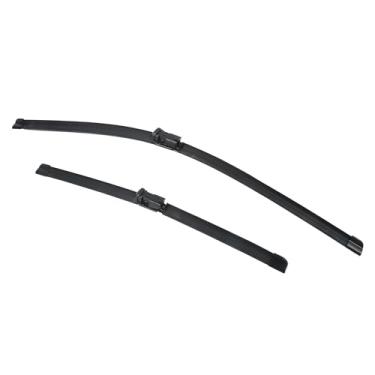 Imagem de X AUTOHAUX 1 par de lâminas de limpador de para-brisas dianteiro de 66 cm + 43 cm para Cadillac SRX 2009-2016 limpador de para-brisas OE conjunto de substituição All-Seasons Top-Lock, não gancho J/U