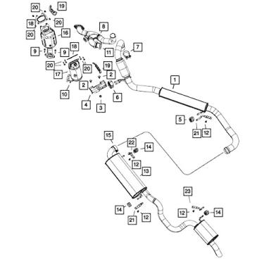 Imagem de Mopar 5539 8182AA, grampo de escape