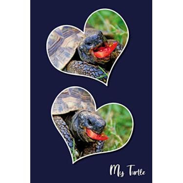 Imagem de My turtle: Lovable turtles. Care for turtles. Turtle notebook, gift for turtle breeders, terrarium friends. Gift for turtle friends. Format 15.24 x ... 120 pages. Notebook, Journal, glossy cover
