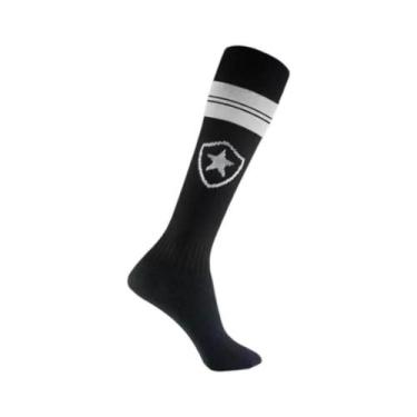 Imagem de MEIÃO DE FUTEBOL INFANTIL  BOTAFOGO - TAM 25 a 28 - Preto - RIKAM