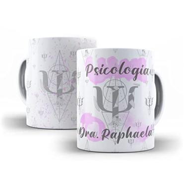 Imagem de Caneca Porcelana Psicologia Com Nome 325ml - 01