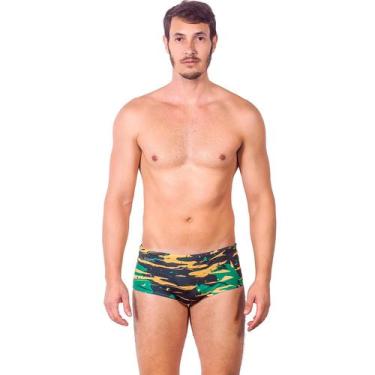 Imagem de Sunga camuflagem serra leoa proteção uv 50+ kauna, G