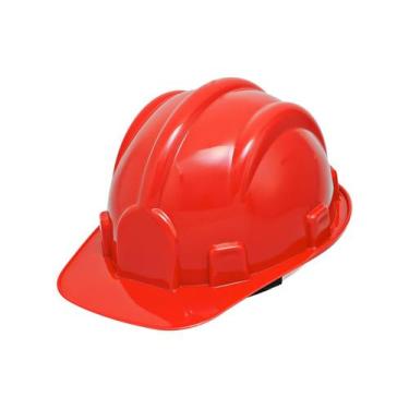 Imagem de Capacete Aba Frontal Vermelho Com Carneira Beryl Deltaplus