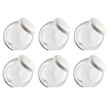 Imagem de 6 Pote Plástico Bandeirante Baleiro Doce Biscoitos 2,4 Litro