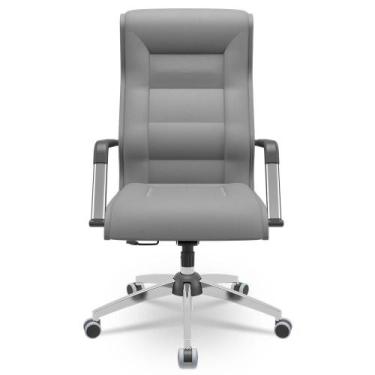Imagem de Cadeira De Escritório Giratória Presidente Base Cromada Kirk P03 Facto