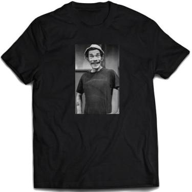 Imagem de Camisa seu madruga chaves camiseta preta divertida nostalgia - Mago da