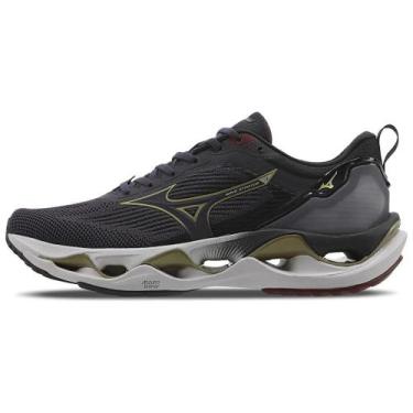 Imagem de Tênis de Corrida Masculino Mizuno Wave Stratos 3, Azul, 39