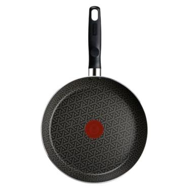 Imagem de Frigideira Rochedo Robusta Grafite 26cm com Antiaderente Resist 3X, Reforçado com Partículas Minerais, Alta Espessura, Base Limpa Fácil e Thermo-Sinal