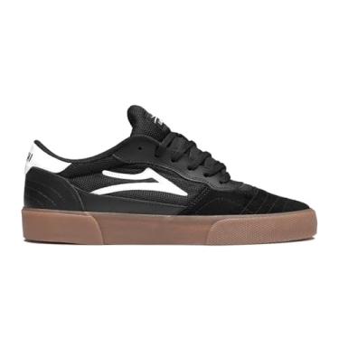 Imagem de Lakai Tênis de skate masculino Cambridge cano baixo, Preto/Camurça Gum 2025, 46