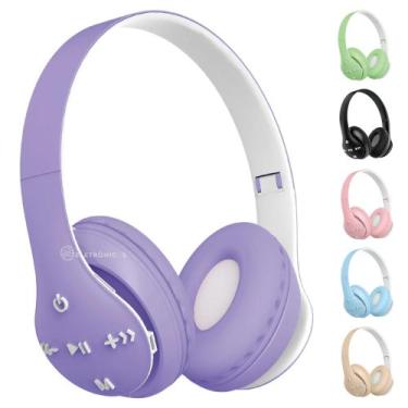 Imagem de Fone de Ouvido Bluetooth Over-Ear com Rádio FM, Cartão SD e Conforto L