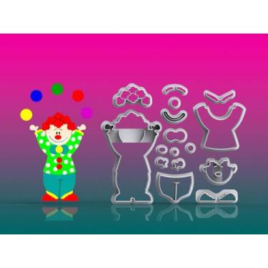 Imagem de Cortador Circo - Palhaço Modular - HB FORMAS E CORTADORES, 8 cm