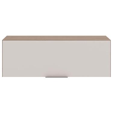 Imagem de Armário Aéreo Geladeira Etna Carvalho oak Off White – Poliman