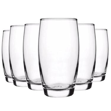 Imagem de Conjunto de Copos Vidro Nadir Oca 300ml - Kit com 12 copos