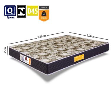 Imagem de Colchão Queen Serra Negra Espuma D45 Realeza (Inmetro) 158x198x25