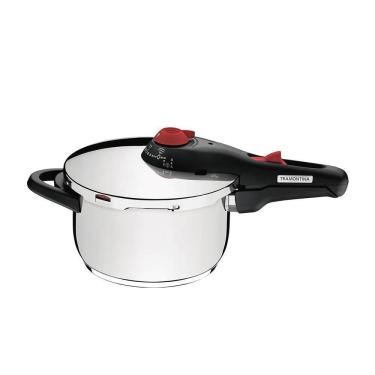 Imagem de Panela De Pressão Solar Inox Fundo Triplo 22 Cm 4,5L - Tramontina 62513223