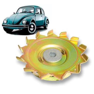 Imagem de Polia Alternador Aletada Fusca Brasília Kombi 1600 Todos - METALSYSTEM