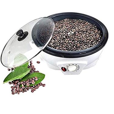 Imagem de Torradeira de café de 1200 W, torradeira elétrica de grãos de café ajustável de 100-240 °C, máquina para assar sementes de melão e amendoim de soja e grãos de café