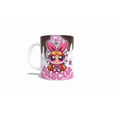 Imagem de Caneca Páscoa Meninas Super Poderosas (Rosa)