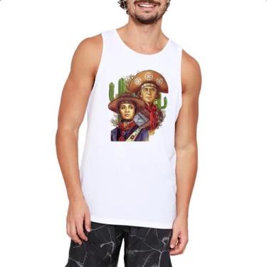 Imagem de Camiseta Regata Lampiao e Maria Bonita Pintura - Alearts, G