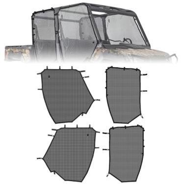 Imagem de KEMIMOTO Rede Para Janela Lateral, Porta, Para-Brisa, Malha Compatível Com Tracker 800Sx Crew 2020+, Anti-Uv, À Prova De Poeira, Utv, Proteção Solar Ventilada, Portas Protetoras