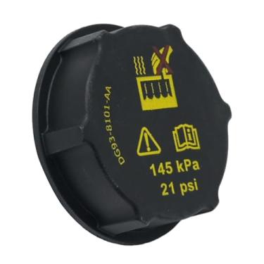 Imagem de Aynaxcol DG93-8101-AA Tampa do reservatório de arrefecimento do tanque de sobretensão do radiador, substituição para Ford Focus Ranger Explorer, substituição para Lincoln Aviator MKZ, substitui 31549
