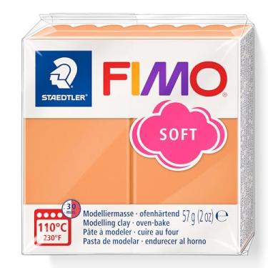 Imagem de STAEDTLER Massa de Modelar Profissional FIMO Soft 57g (1 Unidade) Papaya Sorbet - 8020-T41 - Argila Polímera Para Biscuit que Endurece no Forno – Ideal para Artesanato, Miniaturas e Bijuterias