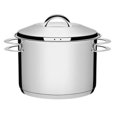 Imagem de Caldeirão Aço Inox Fundo Triplo 28 cm 11,9 L Soltar Tramontina 6250528