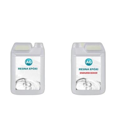 Imagem de Resina Epóxi 1Kg + Cor Sólida Creme Ral9001 Ag Alta Espessur - Resinas