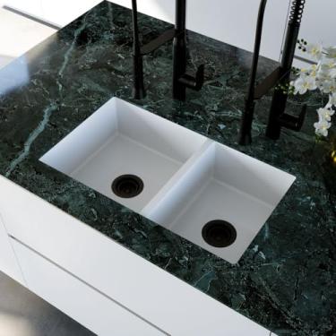 Imagem de Cuba Dupla Cozinha Embutir 77 cm