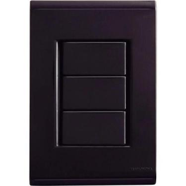 Imagem de Interruptor 3t simples liz grafite tramontina