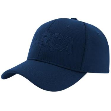 Imagem de Boné Barcelona SuperCap Símbolo Barça Bordado - Masculino, Único, Azul