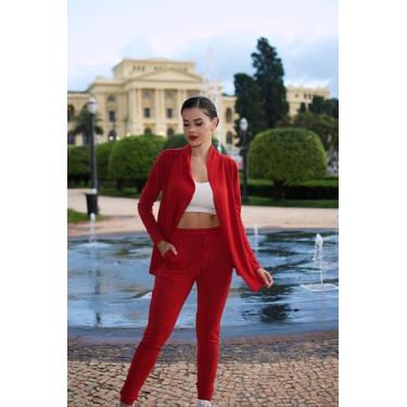 Imagem de Cardigan Moletinho - LE JULIE, Vermelho, G