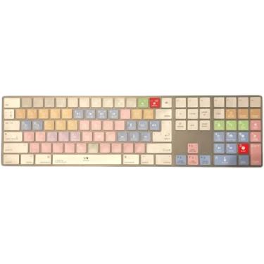Imagem de Capa de atalho para teclado Avid Pro Tools para teclado Apple Magic com teclado numérico