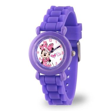 Imagem de Disney Relógio Infantil Minnie Mouse WDS000137 Minnie Mouse Analógico Quartzo Roxo, Roxa