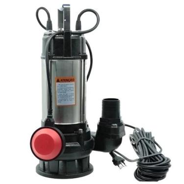 Imagem de Bomba Submersível Aço Inox Água E Esgoto 1hp 750w Worker, 220V