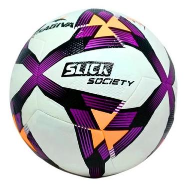 Imagem de Bola De Futebol Society Grama Sintética Slick Kagiva Original, Branco,