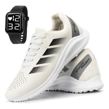 Imagem de Kit Tênis Academia Masculino Ortopédico Esportivo Relógio - Kart'men, 