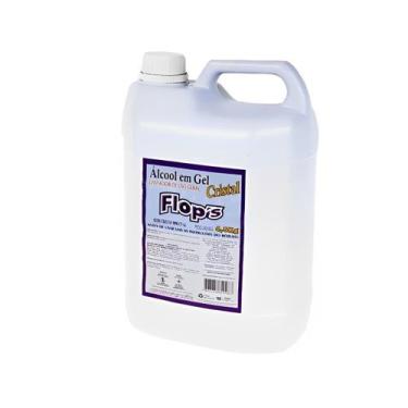 Imagem de Álcool em gel neutro 70 antisséptico flops 4,4kg multiuso - Flop's